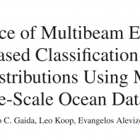 Performance of Multibeam Echosounder Backscatter-based classification for monitoring sediment distributions using multitemporal large-scale ocean data sets